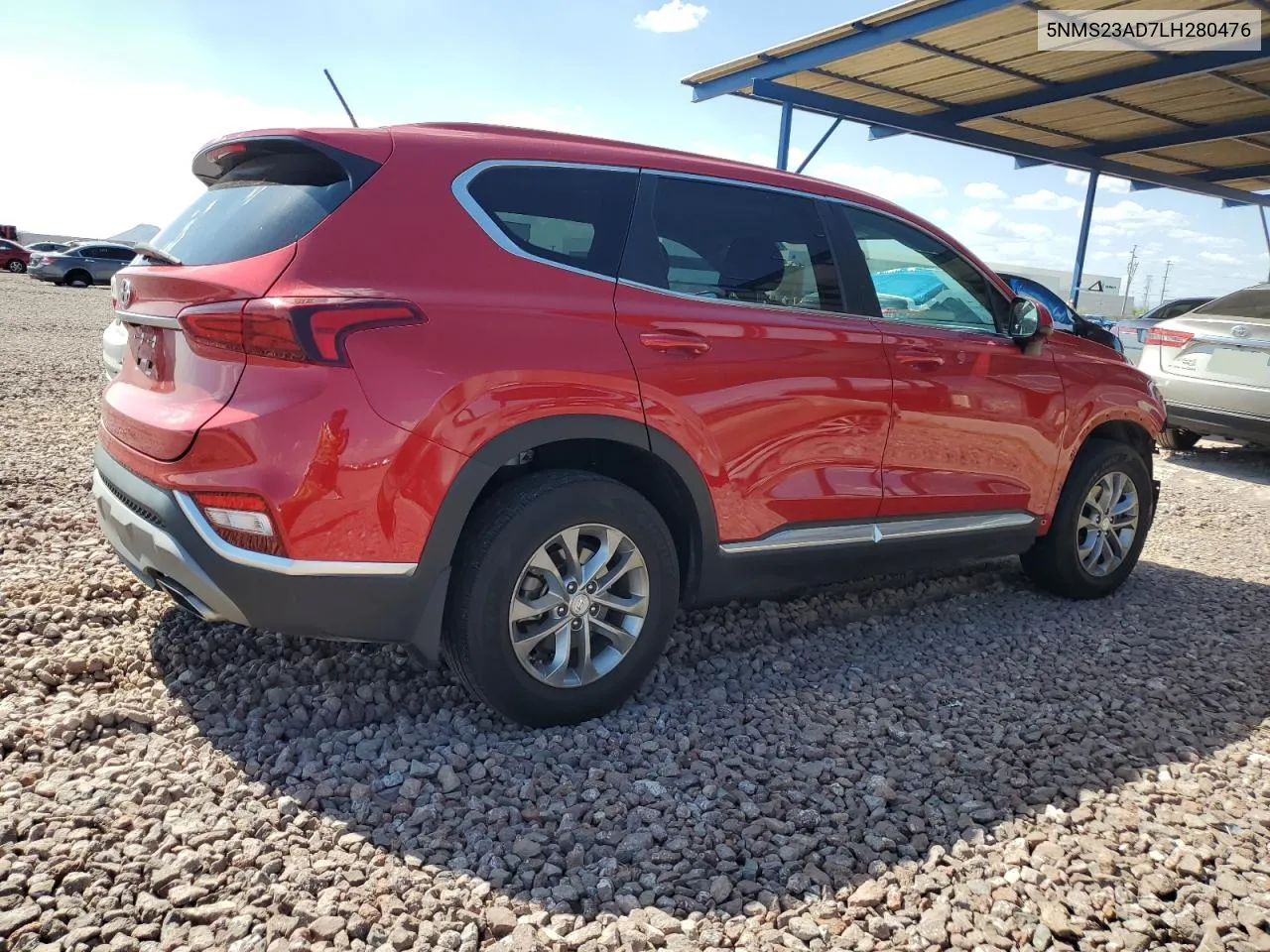 2020 Hyundai Santa Fe Se VIN: 5NMS23AD7LH280476 Lot: 66374424