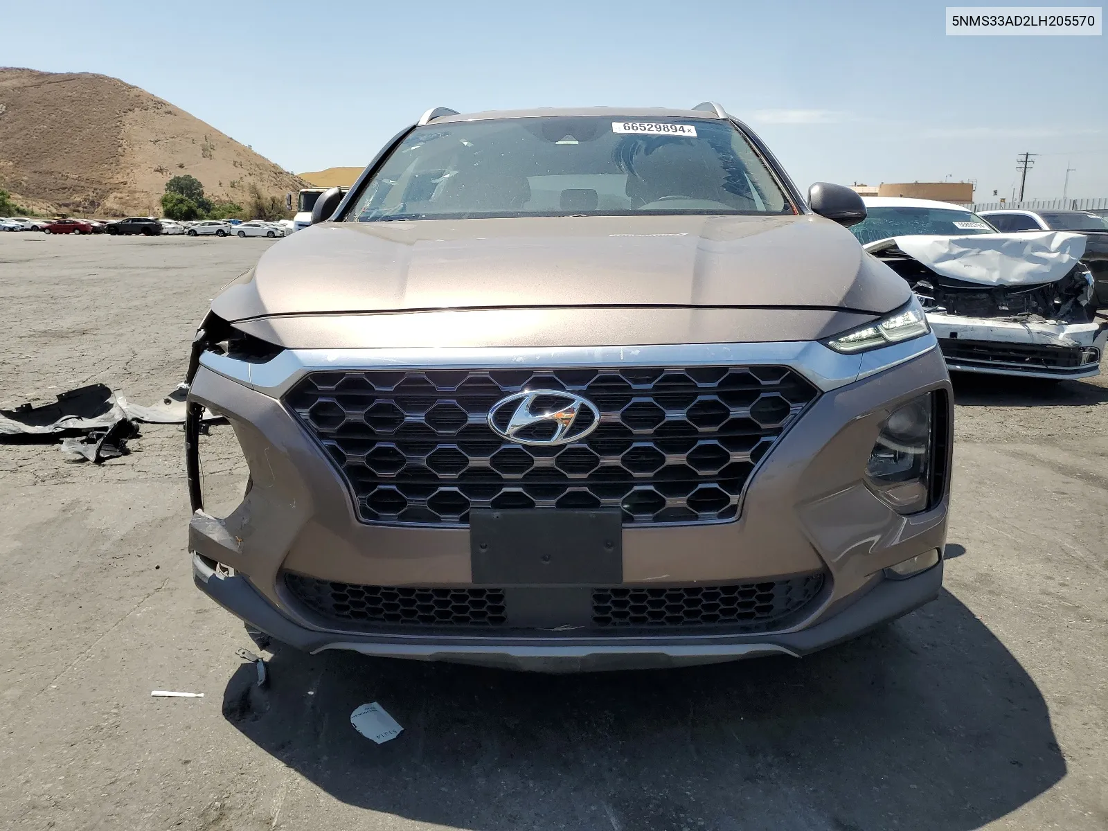 2020 Hyundai Santa Fe Sel VIN: 5NMS33AD2LH205570 Lot: 66529894