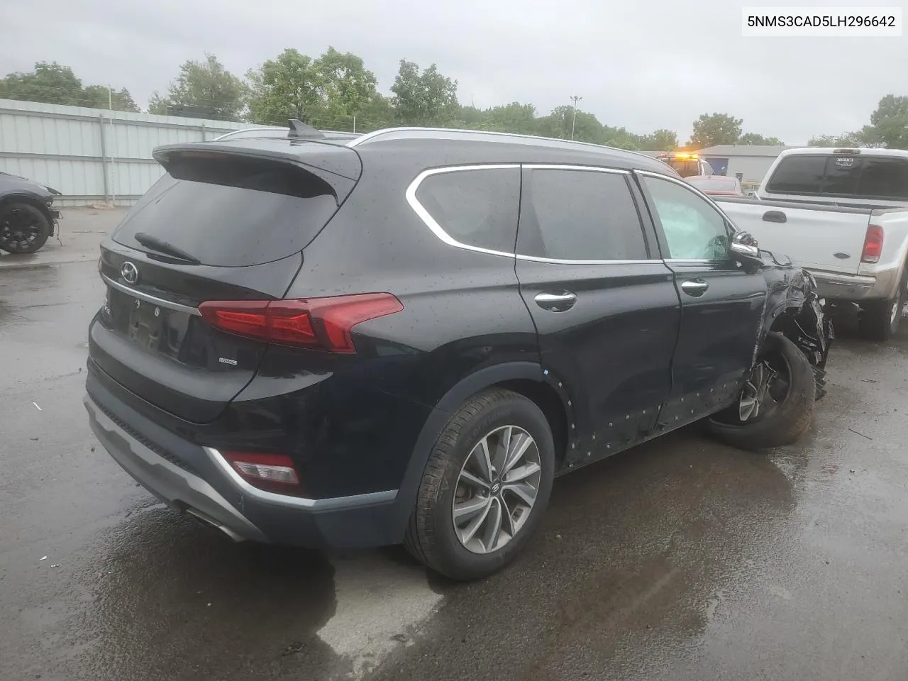 2020 Hyundai Santa Fe Sel VIN: 5NMS3CAD5LH296642 Lot: 66587334