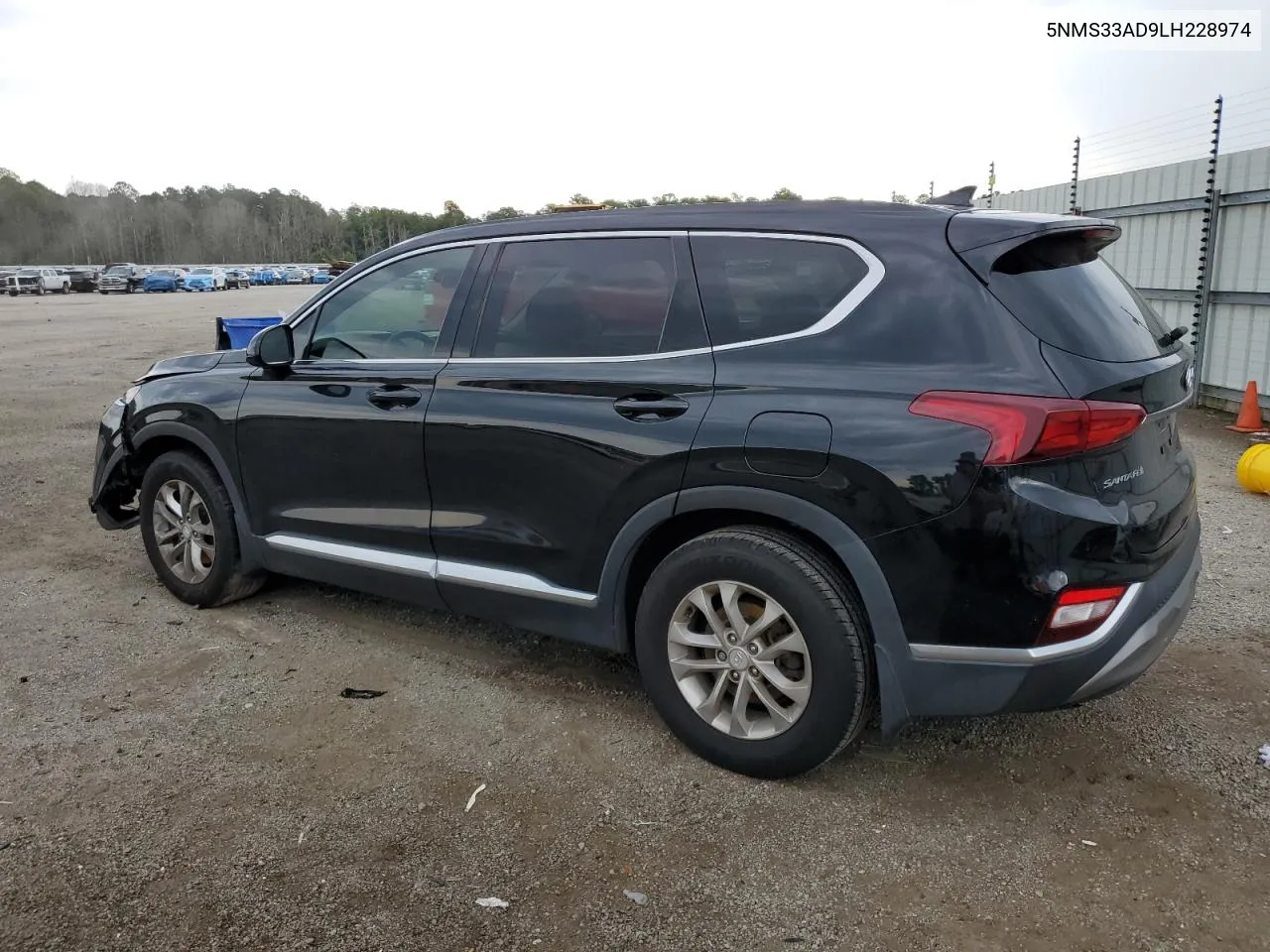 2020 Hyundai Santa Fe Sel VIN: 5NMS33AD9LH228974 Lot: 67365484