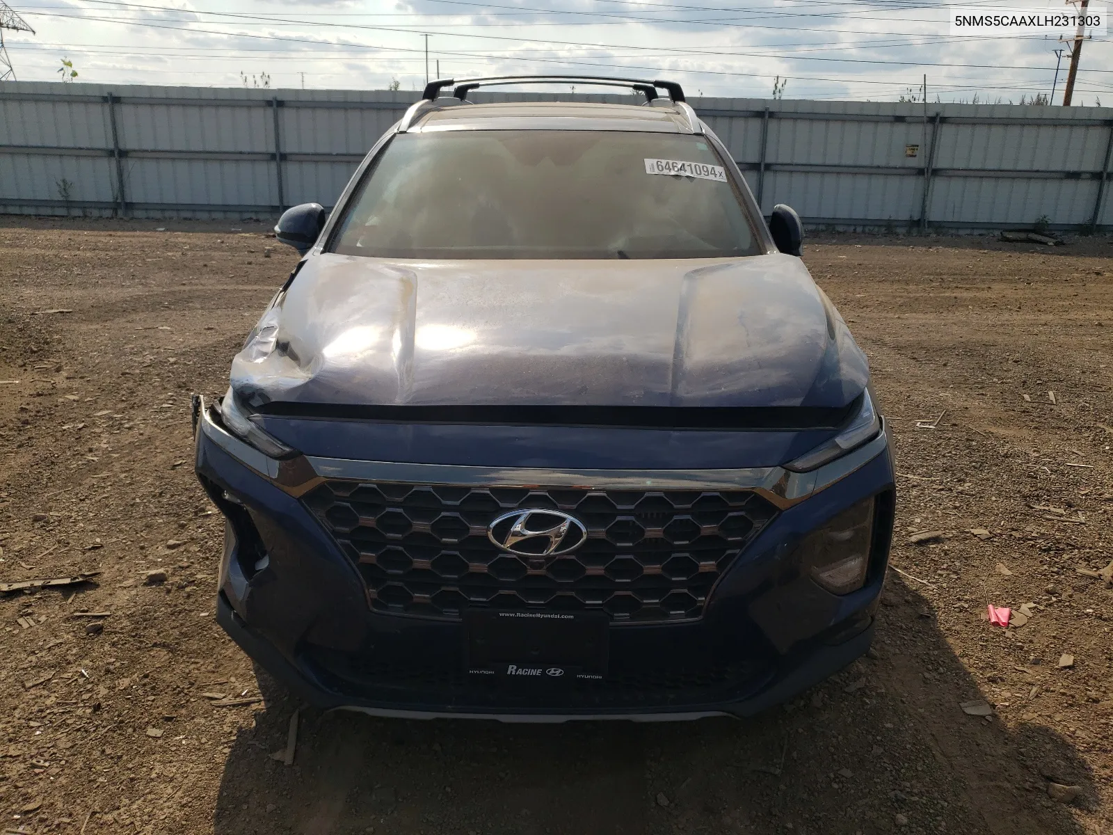 5NMS5CAAXLH231303 2020 Hyundai Santa Fe Limited