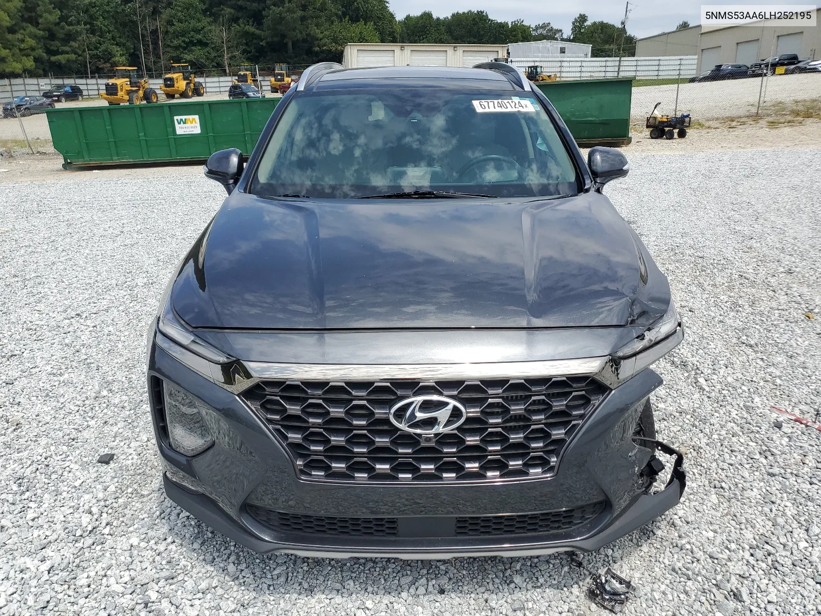 2020 Hyundai Santa Fe Limited VIN: 5NMS53AA6LH252195 Lot: 67740124