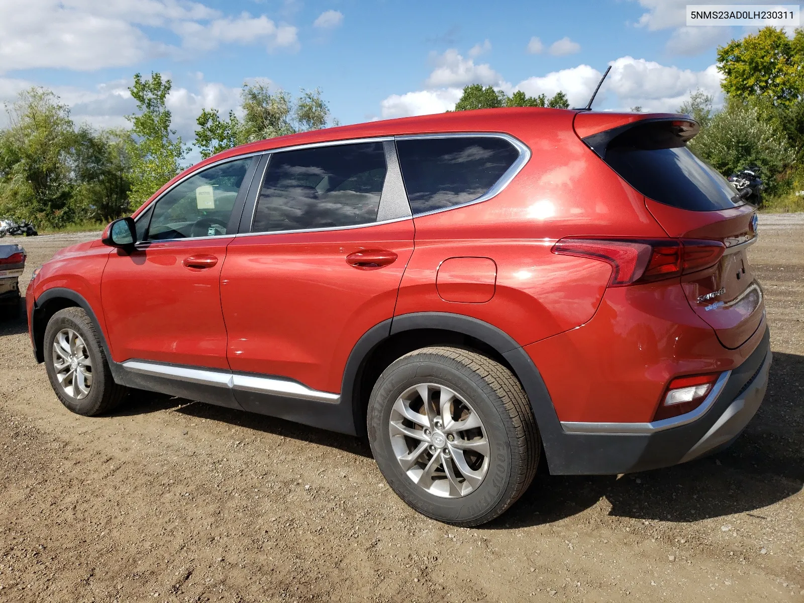 2020 Hyundai Santa Fe Se VIN: 5NMS23AD0LH230311 Lot: 67743994