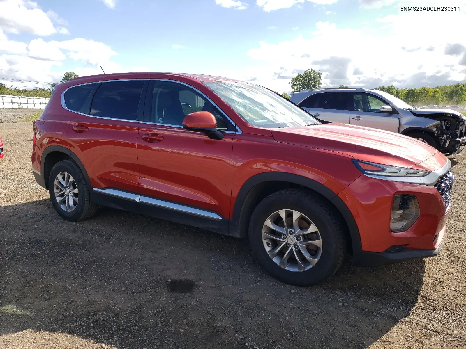 2020 Hyundai Santa Fe Se VIN: 5NMS23AD0LH230311 Lot: 67743994