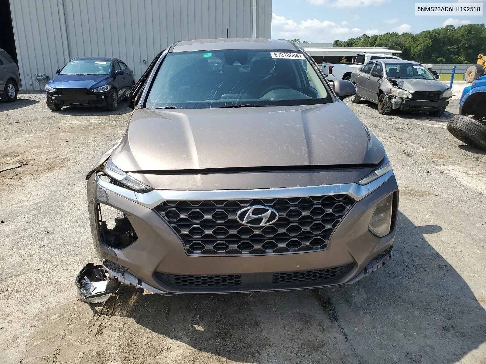 5NMS23AD6LH192518 2020 Hyundai Santa Fe Se