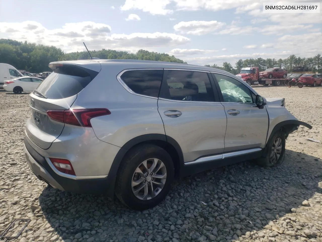 2020 Hyundai Santa Fe Se VIN: 5NMS2CAD6LH281697 Lot: 67945284