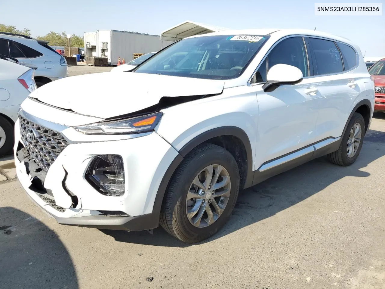 5NMS23AD3LH285366 2020 Hyundai Santa Fe Se