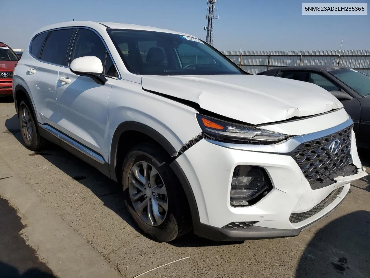 2020 Hyundai Santa Fe Se VIN: 5NMS23AD3LH285366 Lot: 67979442