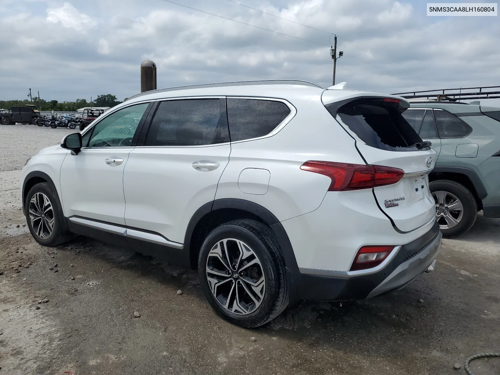 2020 Hyundai Santa Fe Sel VIN: 5NMS3CAA8LH160804 Lot: 68331554