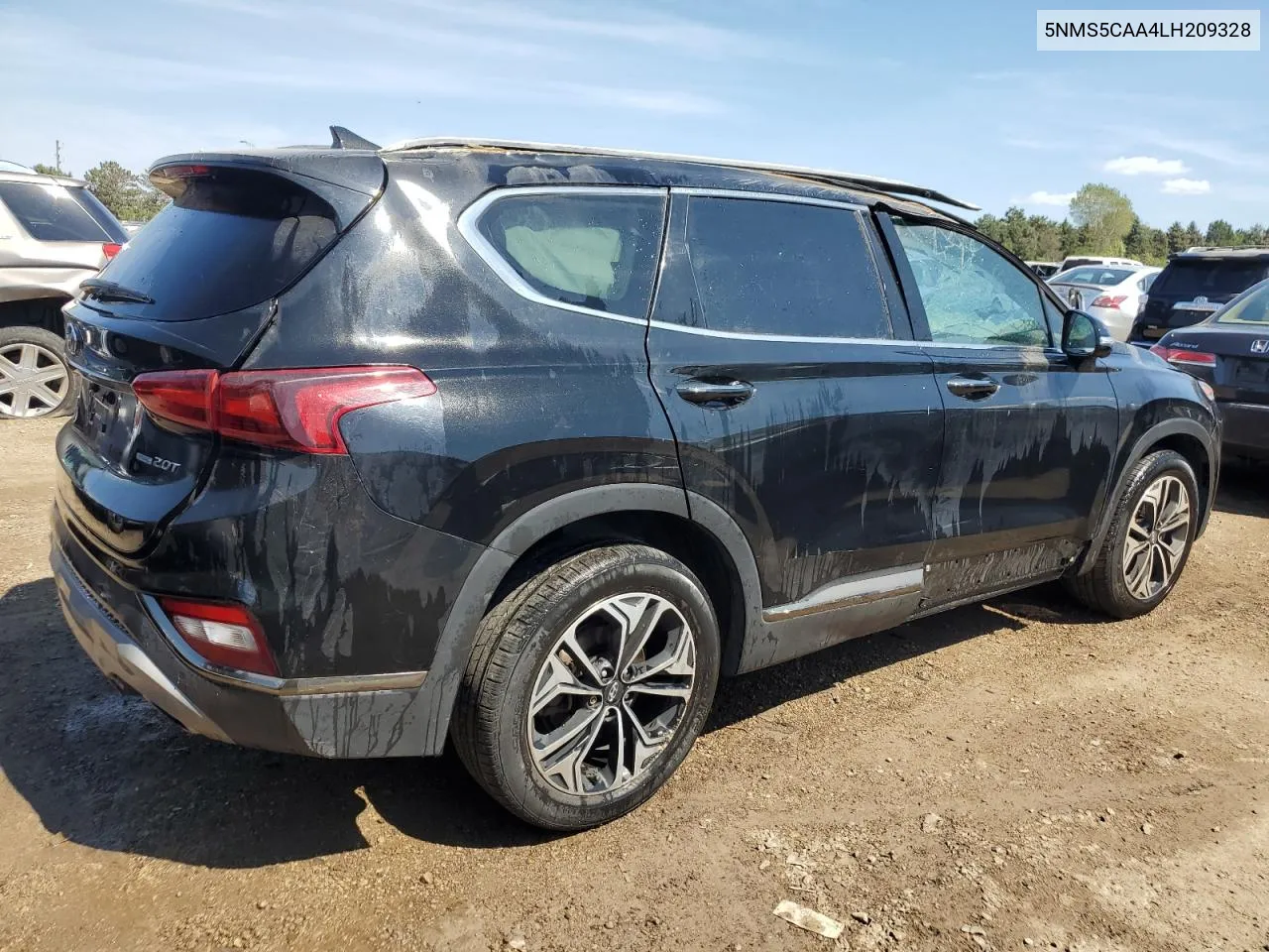 2020 Hyundai Santa Fe Limited VIN: 5NMS5CAA4LH209328 Lot: 68332524