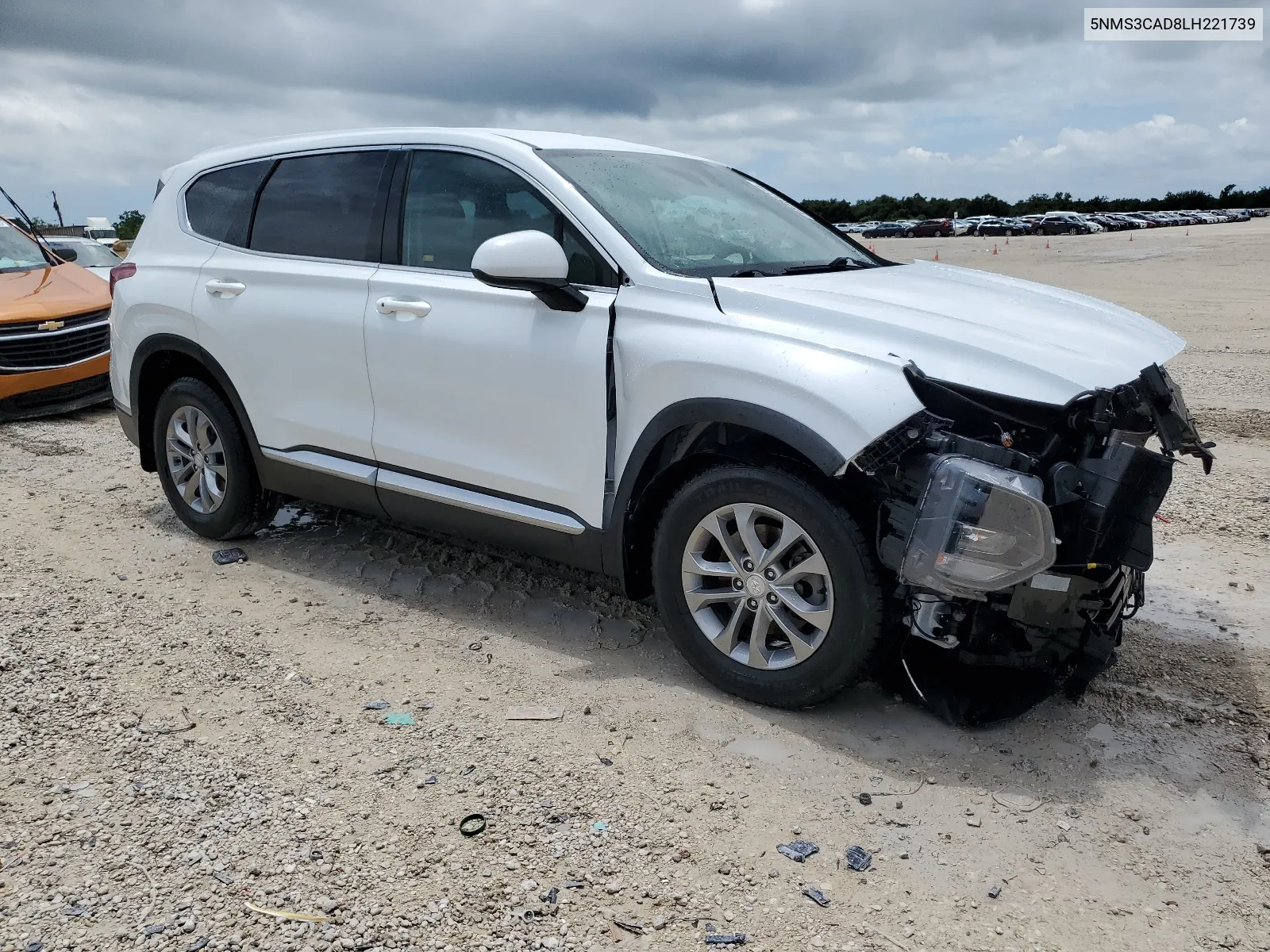 2020 Hyundai Santa Fe Sel VIN: 5NMS3CAD8LH221739 Lot: 68601214