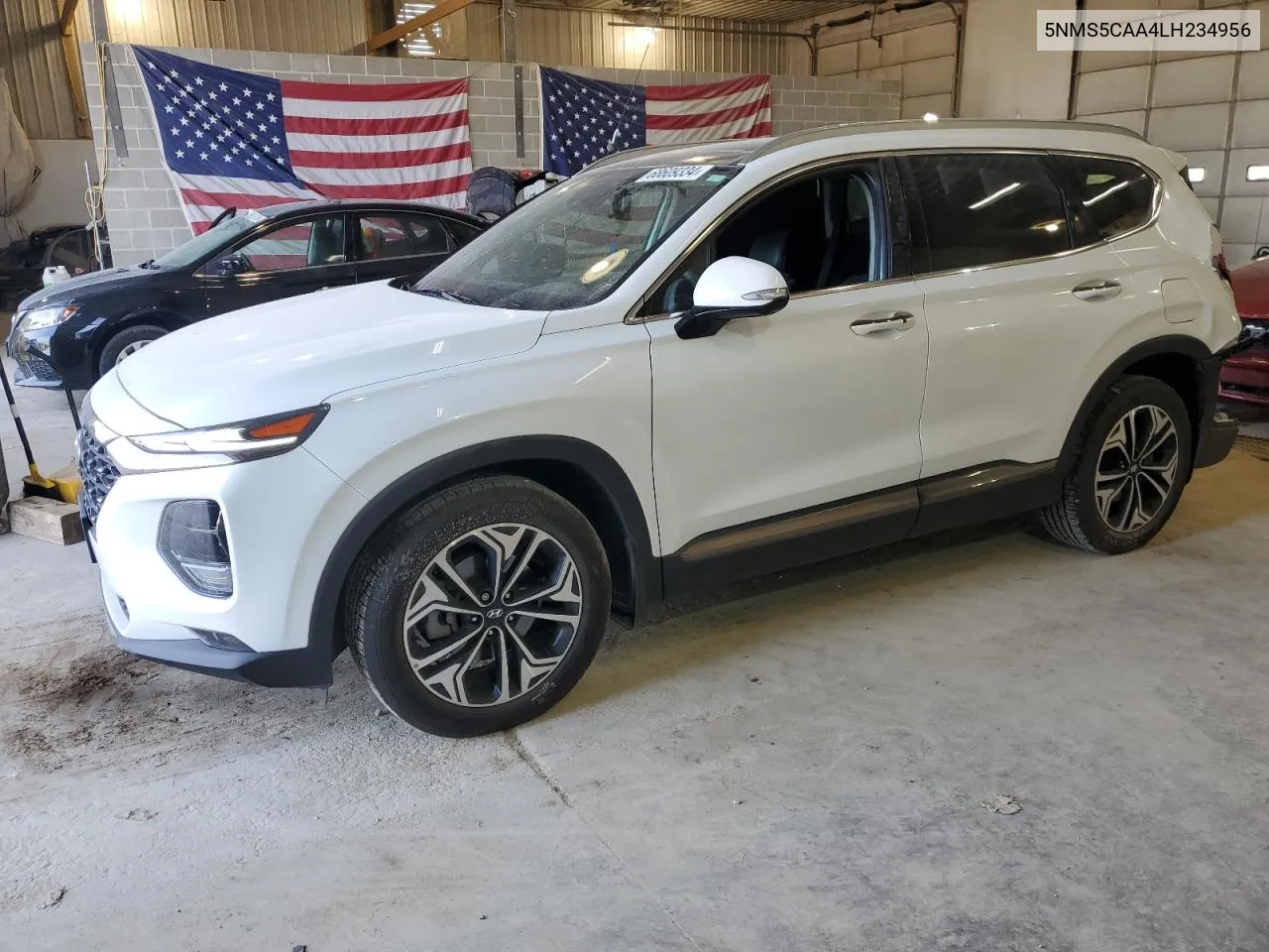 2020 Hyundai Santa Fe Limited VIN: 5NMS5CAA4LH234956 Lot: 68609334