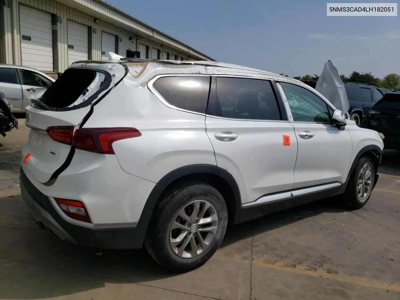 2020 Hyundai Santa Fe Sel VIN: 5NMS3CAD4LH182051 Lot: 68640524