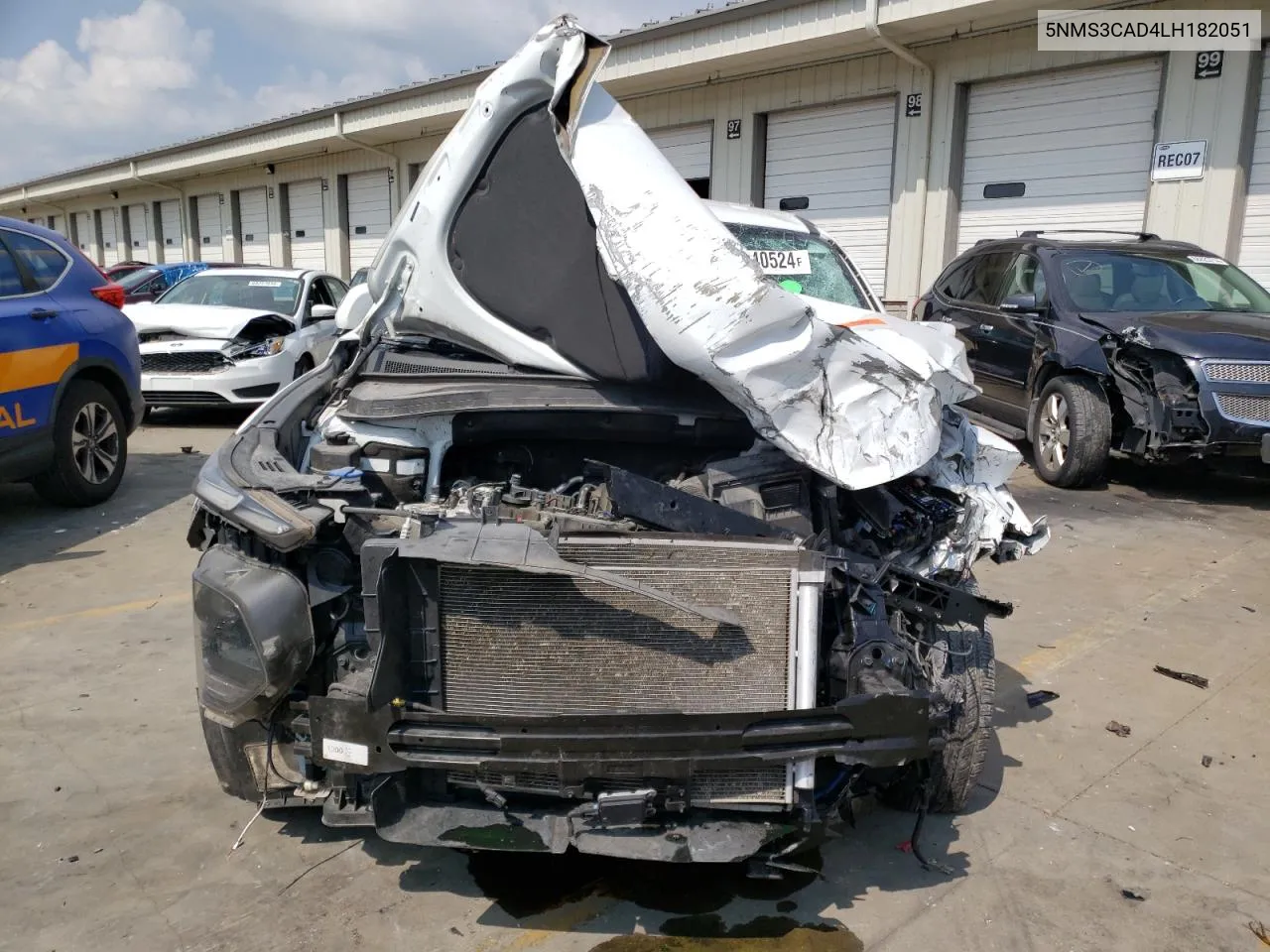 5NMS3CAD4LH182051 2020 Hyundai Santa Fe Sel