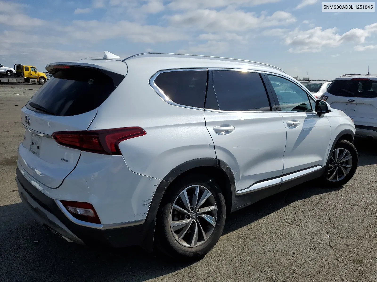 2020 Hyundai Santa Fe Sel VIN: 5NMS3CAD3LH251845 Lot: 68678114