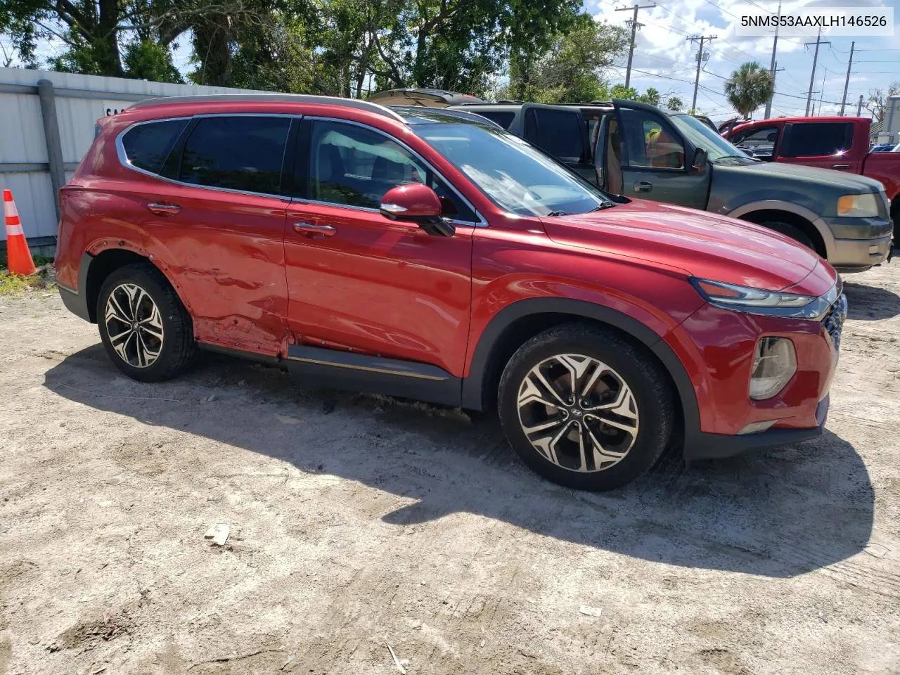 2020 Hyundai Santa Fe Limited VIN: 5NMS53AAXLH146526 Lot: 68974944