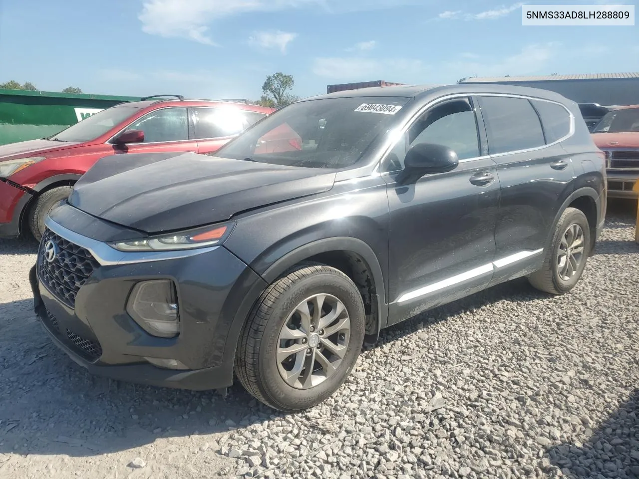 2020 Hyundai Santa Fe Sel VIN: 5NMS33AD8LH288809 Lot: 69043094