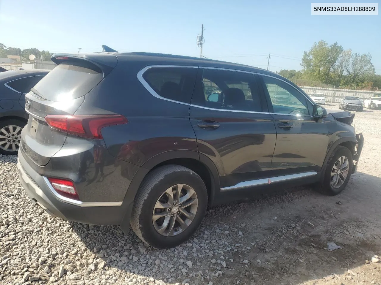 2020 Hyundai Santa Fe Sel VIN: 5NMS33AD8LH288809 Lot: 69043094