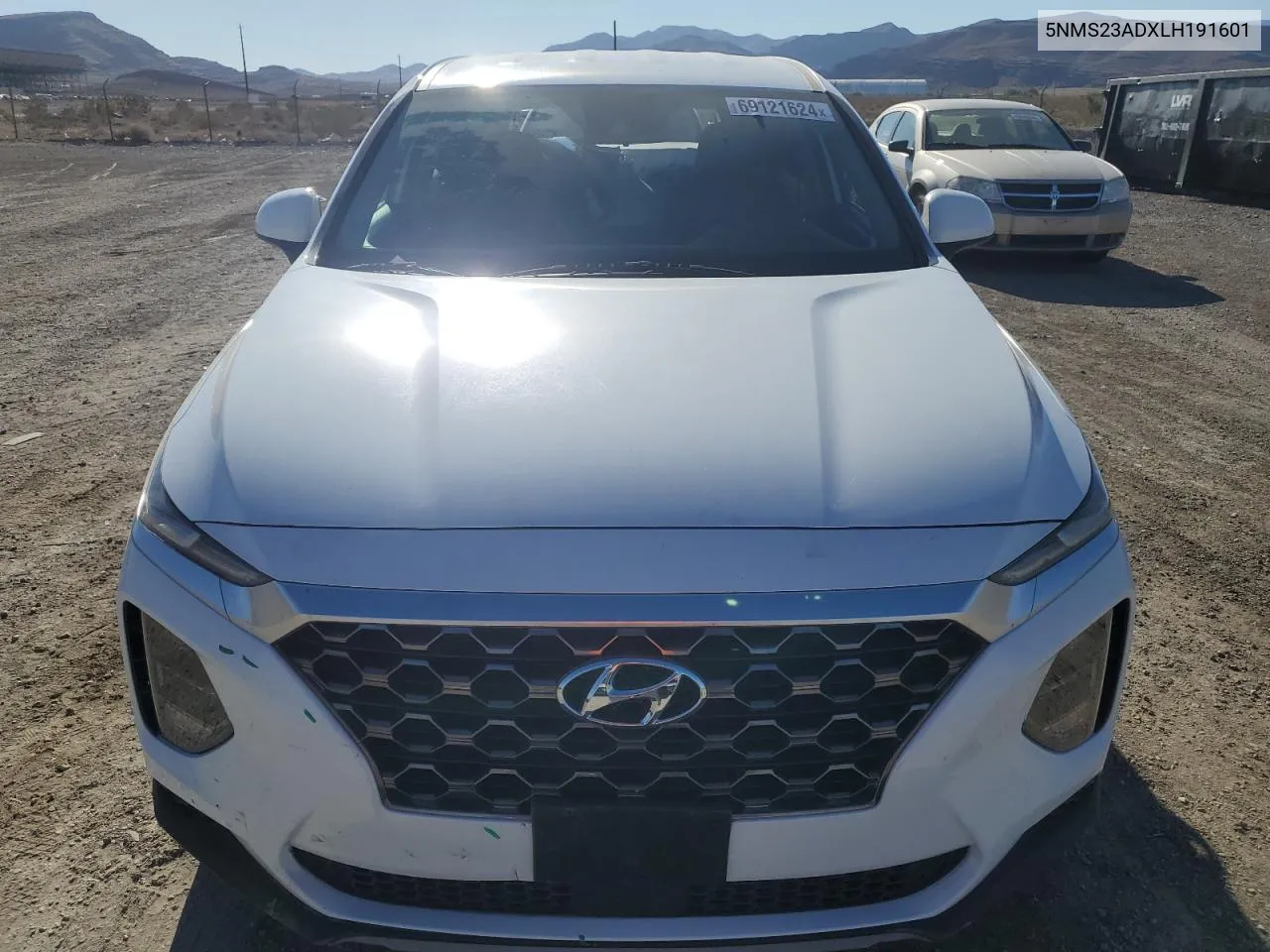 5NMS23ADXLH191601 2020 Hyundai Santa Fe Se