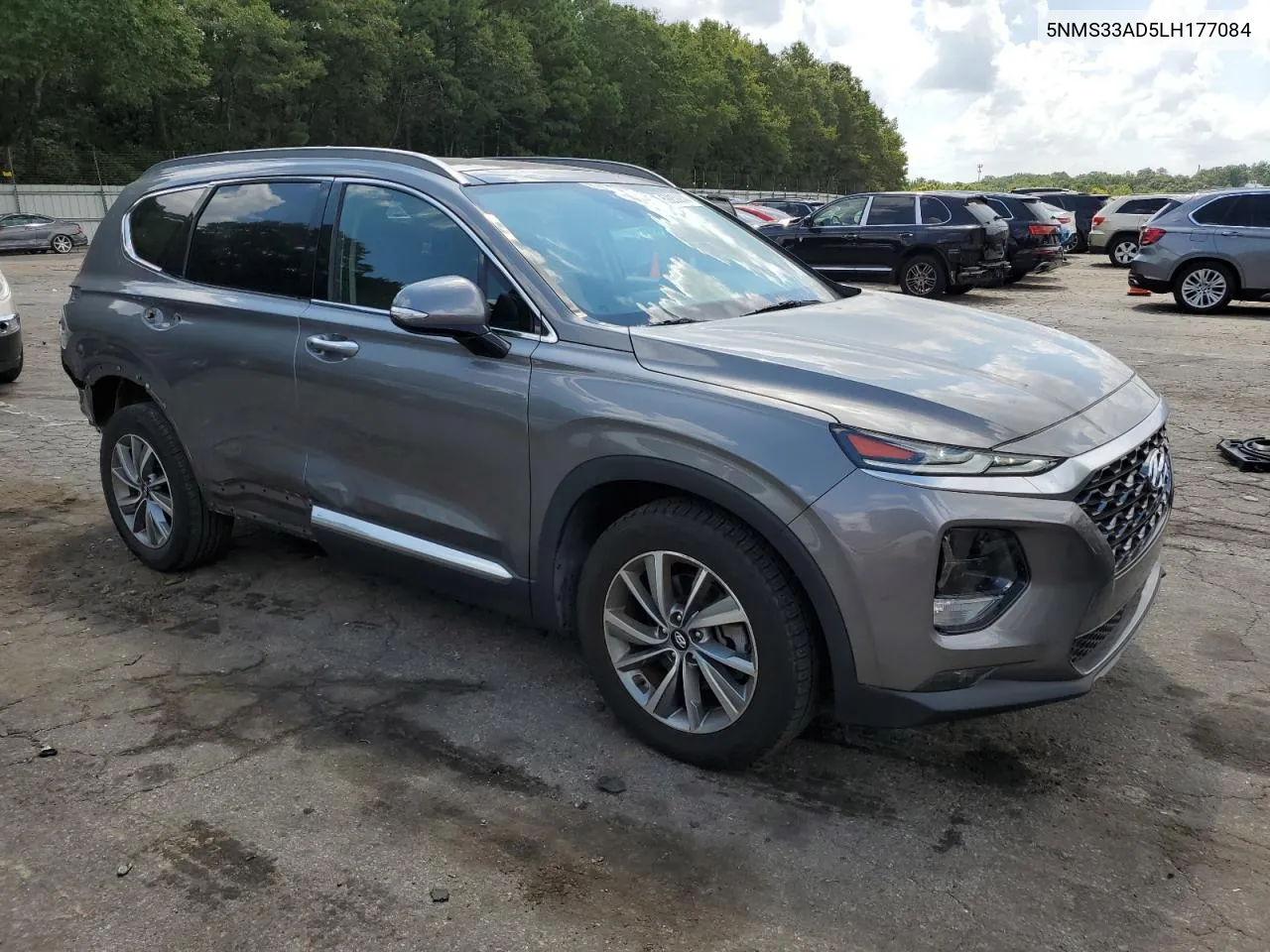 2020 Hyundai Santa Fe Sel VIN: 5NMS33AD5LH177084 Lot: 69259844