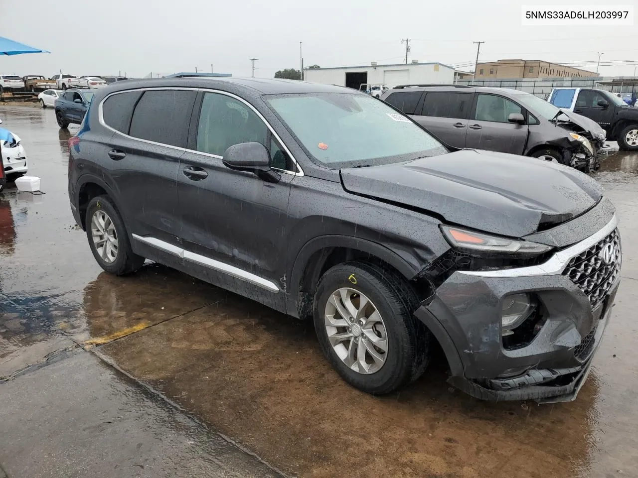 2020 Hyundai Santa Fe Sel VIN: 5NMS33AD6LH203997 Lot: 69328324