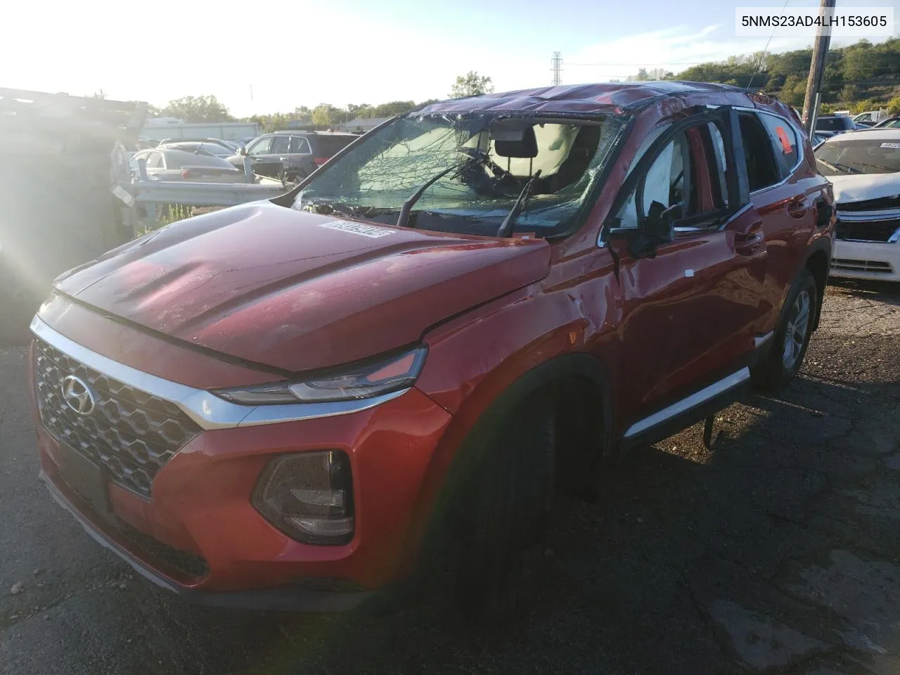 2020 Hyundai Santa Fe Se VIN: 5NMS23AD4LH153605 Lot: 69379414