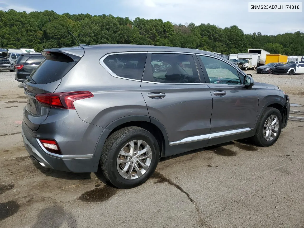 2020 Hyundai Santa Fe Se VIN: 5NMS23AD7LH174318 Lot: 69381254