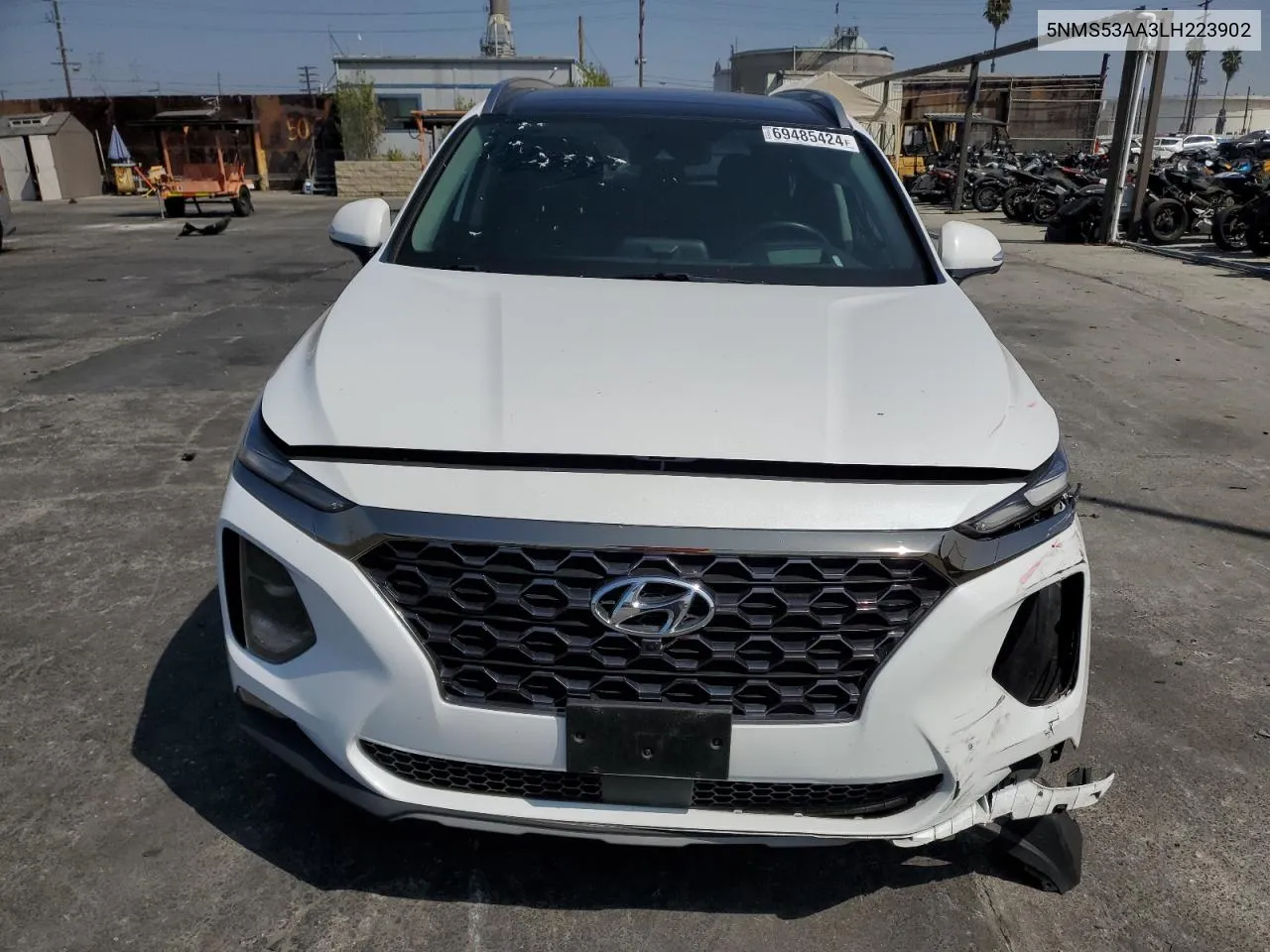 2020 Hyundai Santa Fe Limited VIN: 5NMS53AA3LH223902 Lot: 69485424