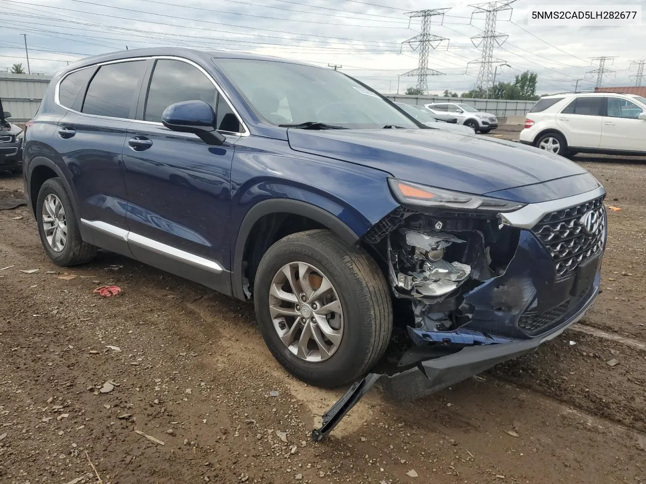 2020 Hyundai Santa Fe Se VIN: 5NMS2CAD5LH282677 Lot: 69538364