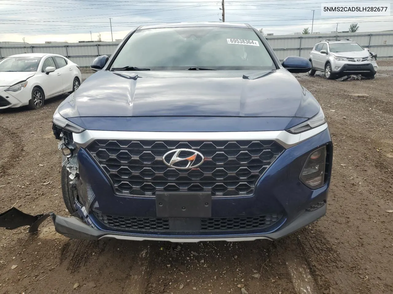 2020 Hyundai Santa Fe Se VIN: 5NMS2CAD5LH282677 Lot: 69538364