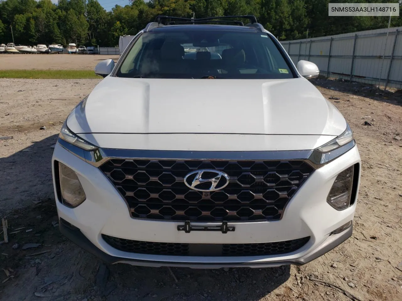 2020 Hyundai Santa Fe Limited VIN: 5NMS53AA3LH148716 Lot: 69941204