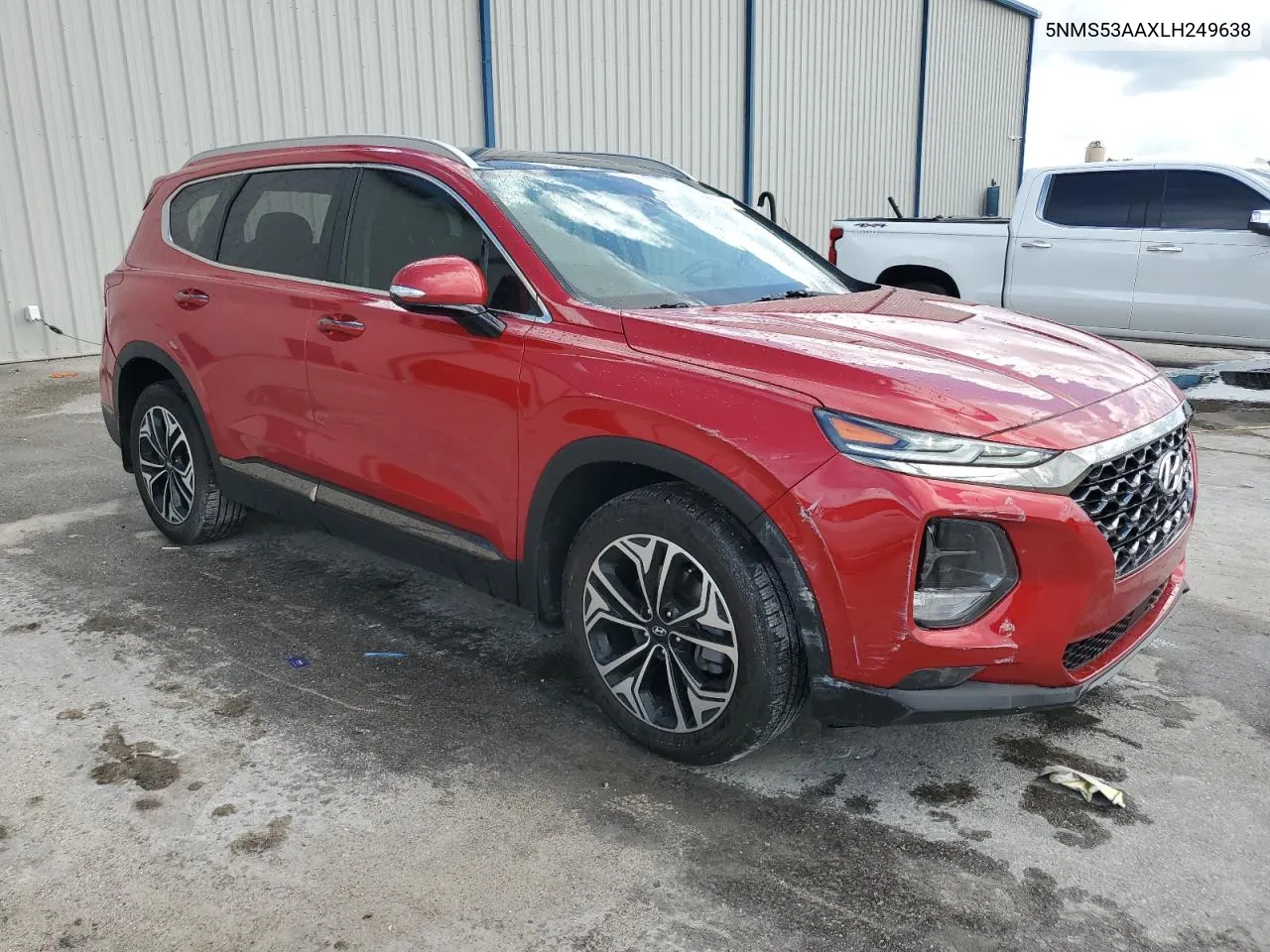 2020 Hyundai Santa Fe Limited VIN: 5NMS53AAXLH249638 Lot: 69990324