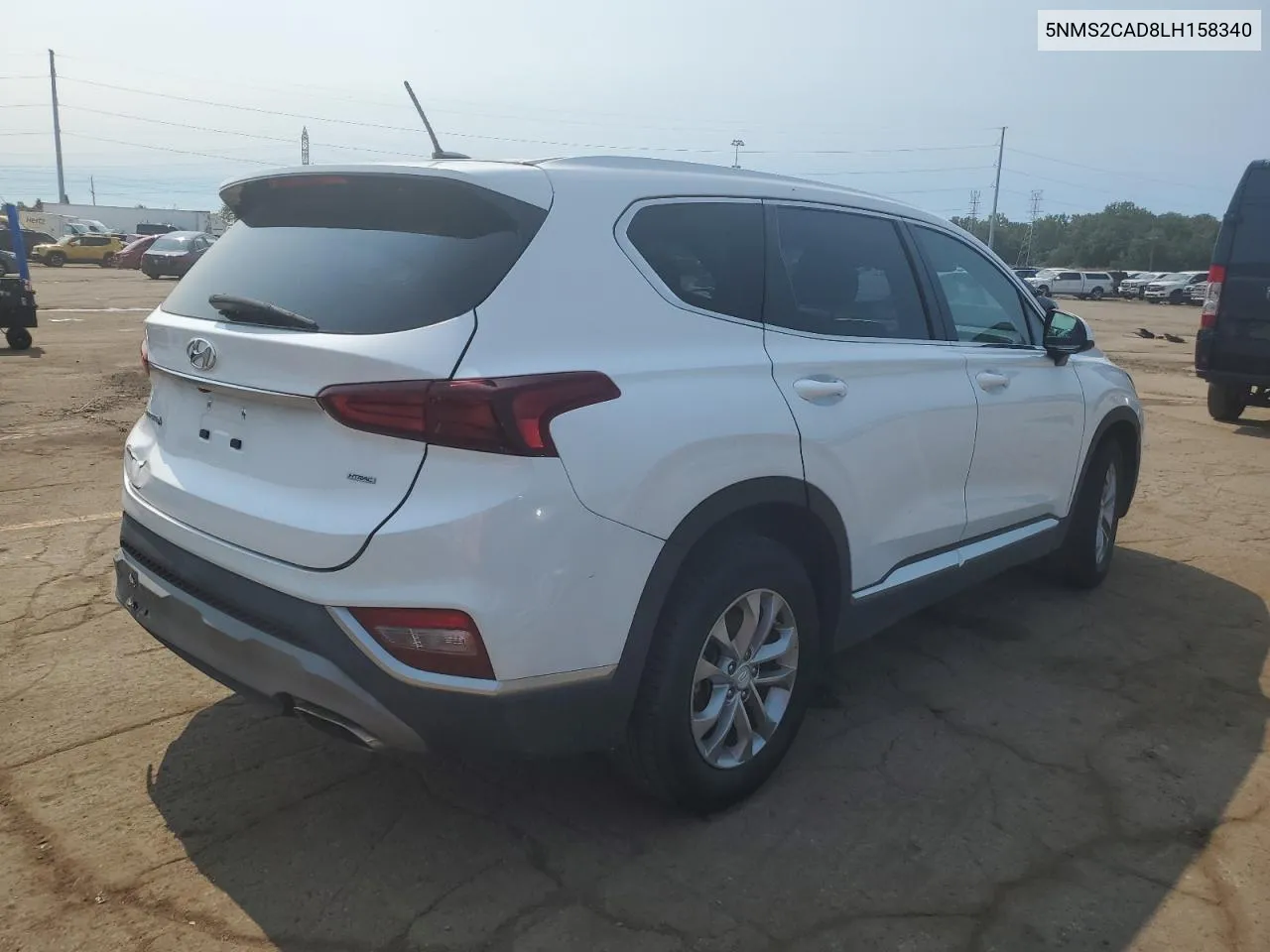 2020 Hyundai Santa Fe Se VIN: 5NMS2CAD8LH158340 Lot: 70014564