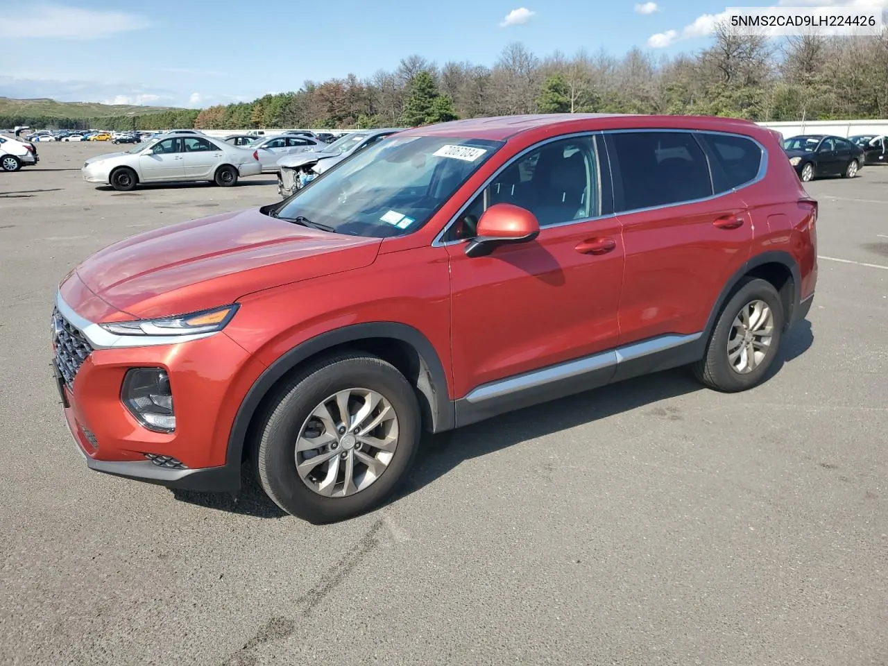 2020 Hyundai Santa Fe Se VIN: 5NMS2CAD9LH224426 Lot: 70067034