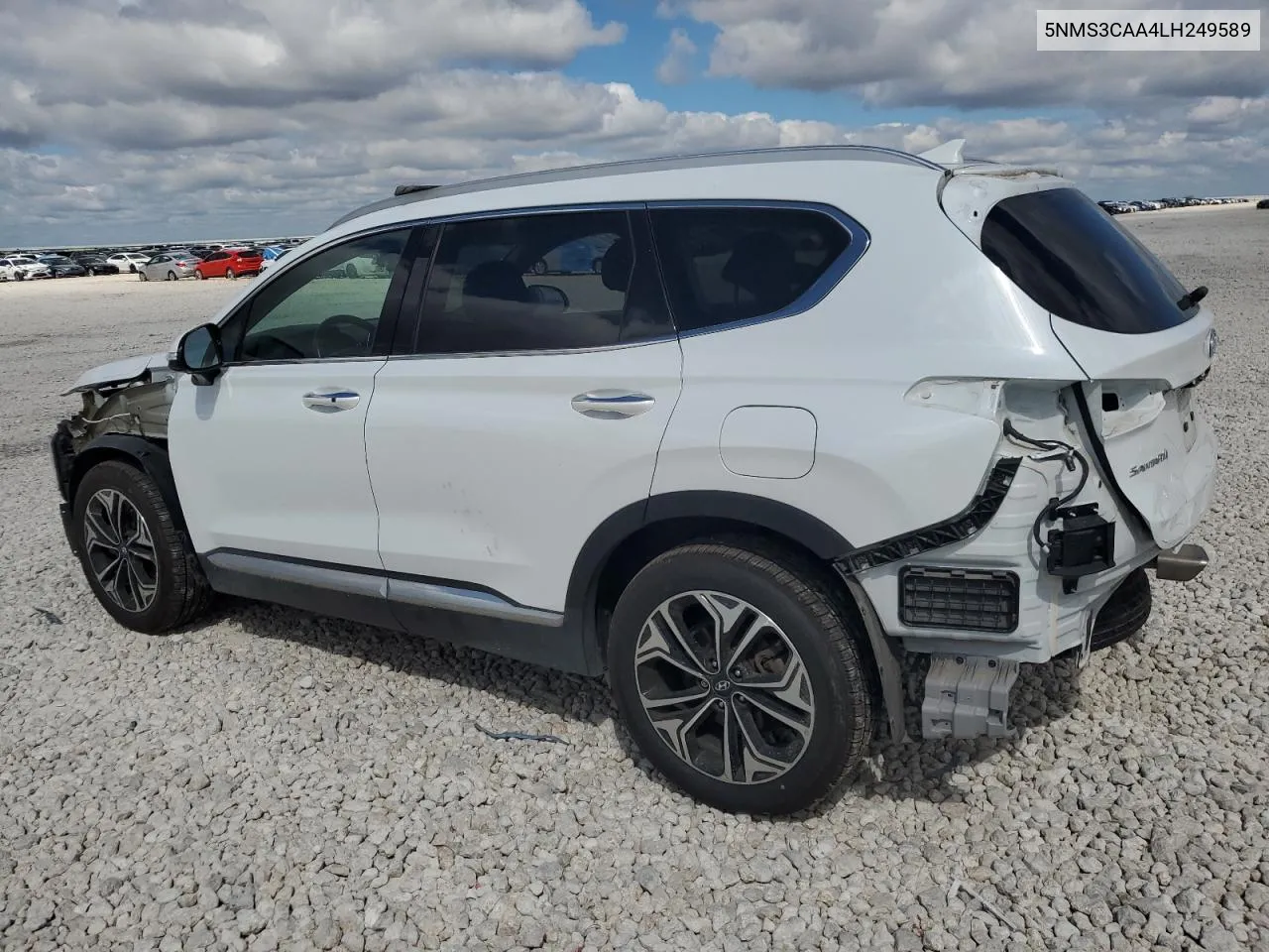 2020 Hyundai Santa Fe Sel VIN: 5NMS3CAA4LH249589 Lot: 70171024