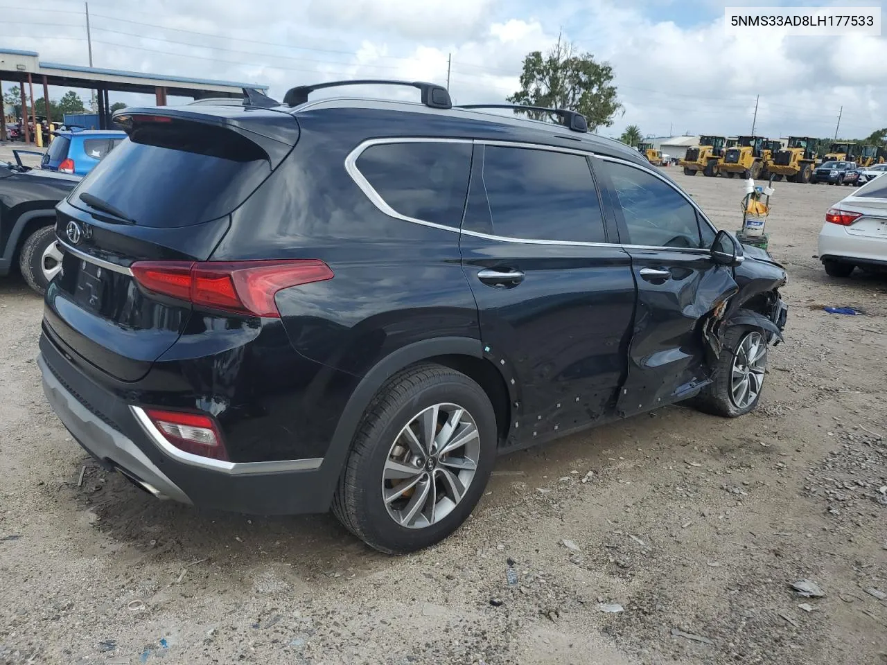 2020 Hyundai Santa Fe Sel VIN: 5NMS33AD8LH177533 Lot: 70174764