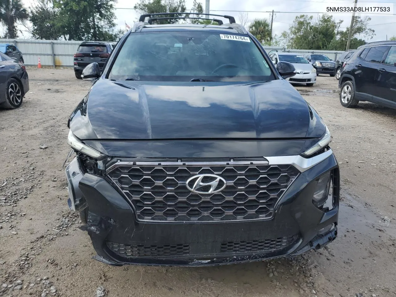 2020 Hyundai Santa Fe Sel VIN: 5NMS33AD8LH177533 Lot: 70174764