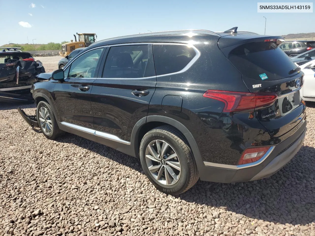 2020 Hyundai Santa Fe Sel VIN: 5NMS33AD5LH143159 Lot: 70343094