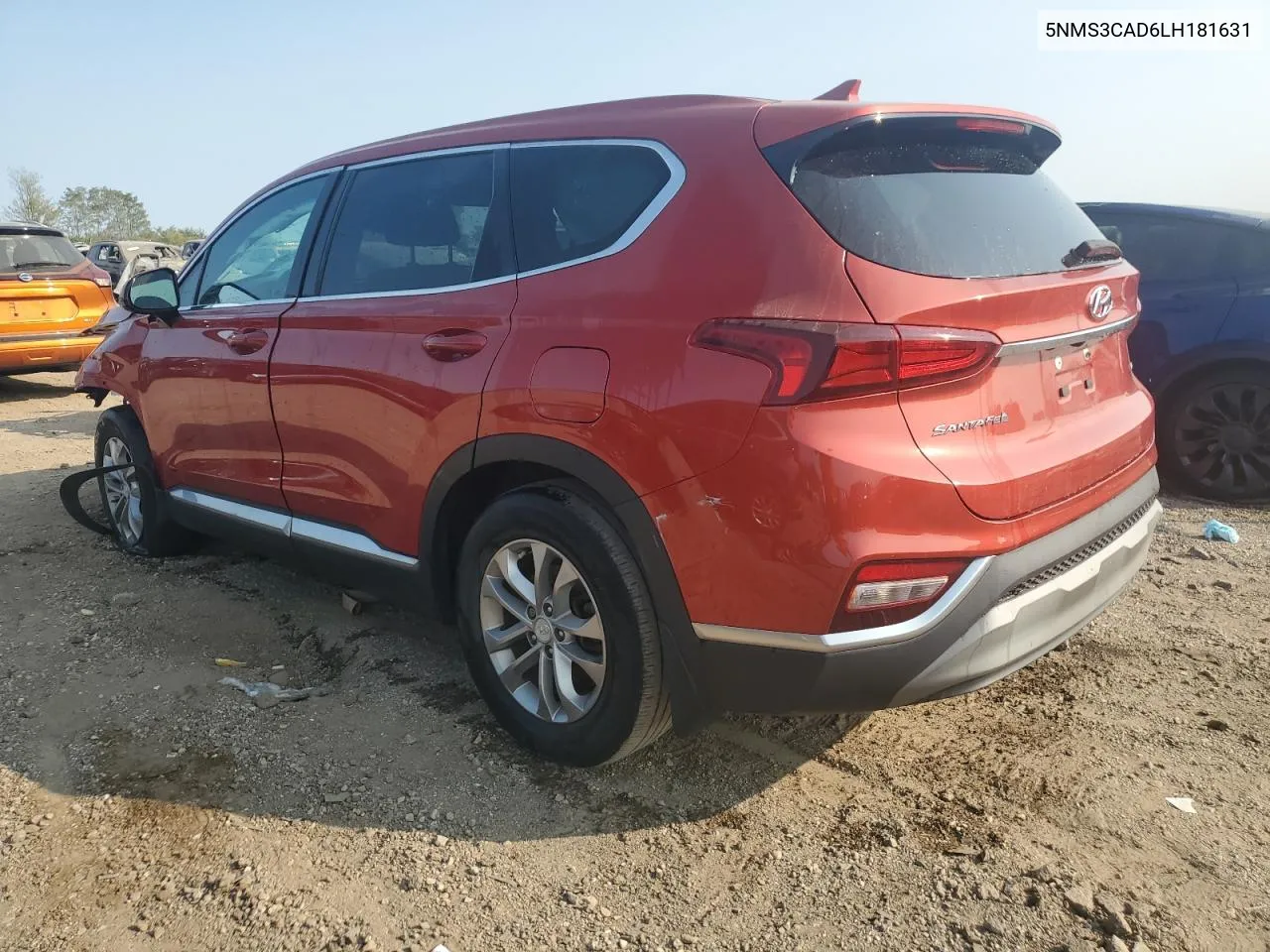 2020 Hyundai Santa Fe Sel VIN: 5NMS3CAD6LH181631 Lot: 70859214