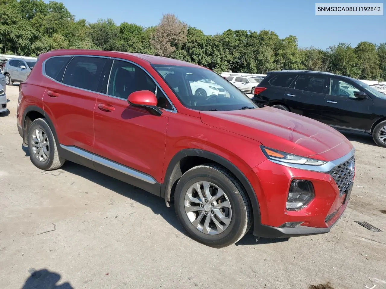 2020 Hyundai Santa Fe Sel VIN: 5NMS3CAD8LH192842 Lot: 70987054