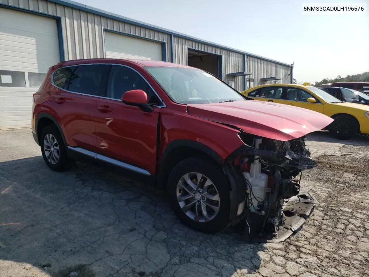 2020 Hyundai Santa Fe Sel VIN: 5NMS3CAD0LH196576 Lot: 71180584