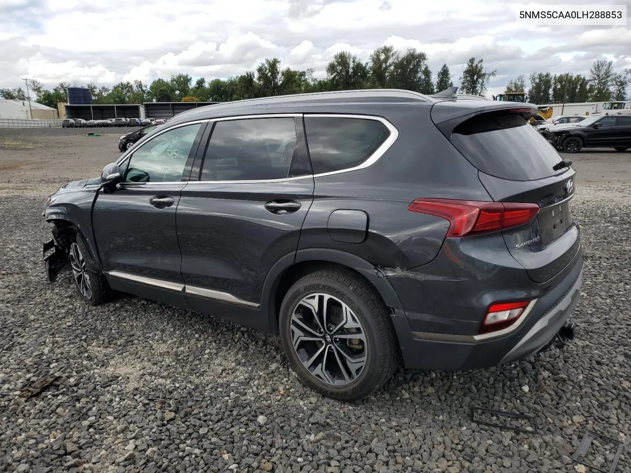 2020 Hyundai Santa Fe Limited VIN: 5NMS5CAA0LH288853 Lot: 71419724