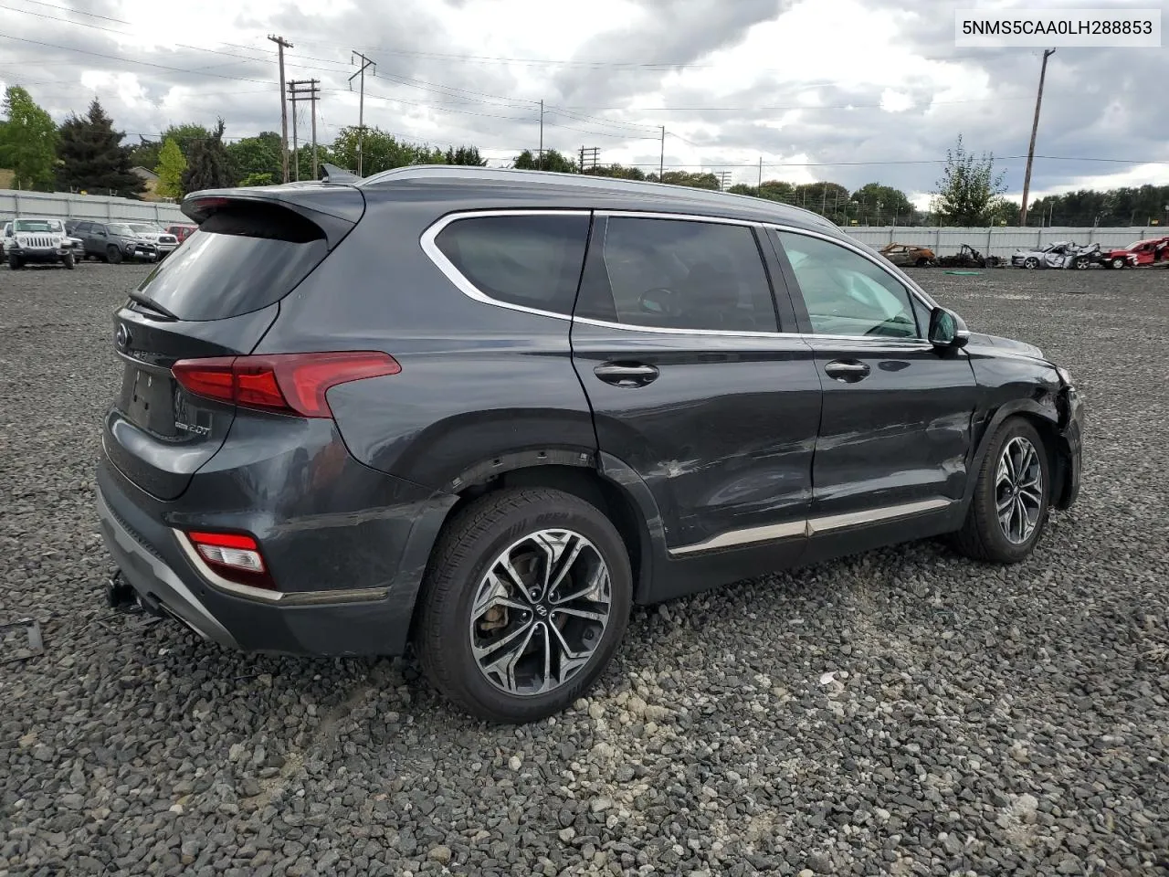 2020 Hyundai Santa Fe Limited VIN: 5NMS5CAA0LH288853 Lot: 71419724