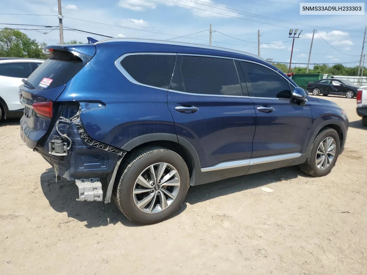 5NMS33AD9LH233303 2020 Hyundai Santa Fe Sel