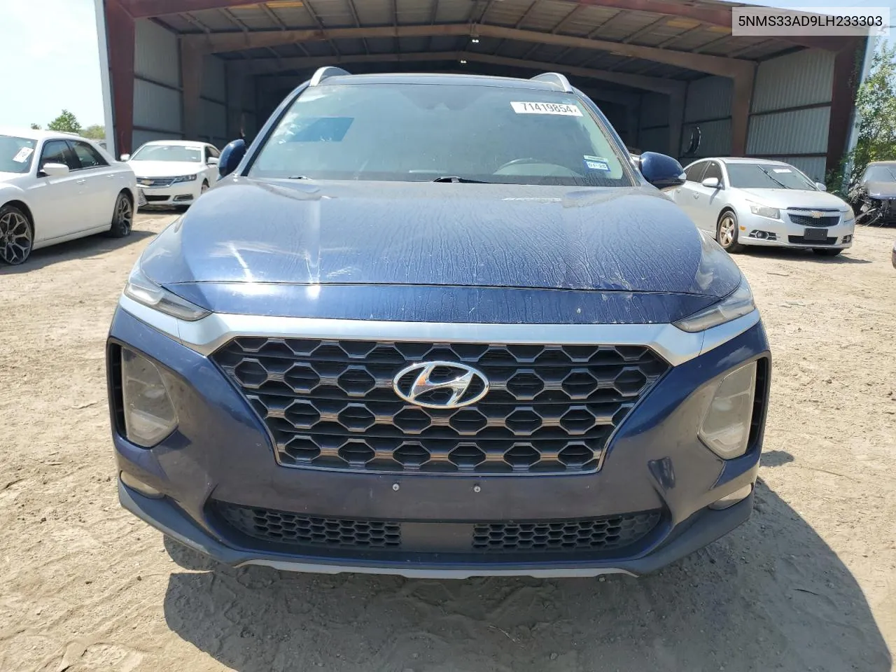 5NMS33AD9LH233303 2020 Hyundai Santa Fe Sel