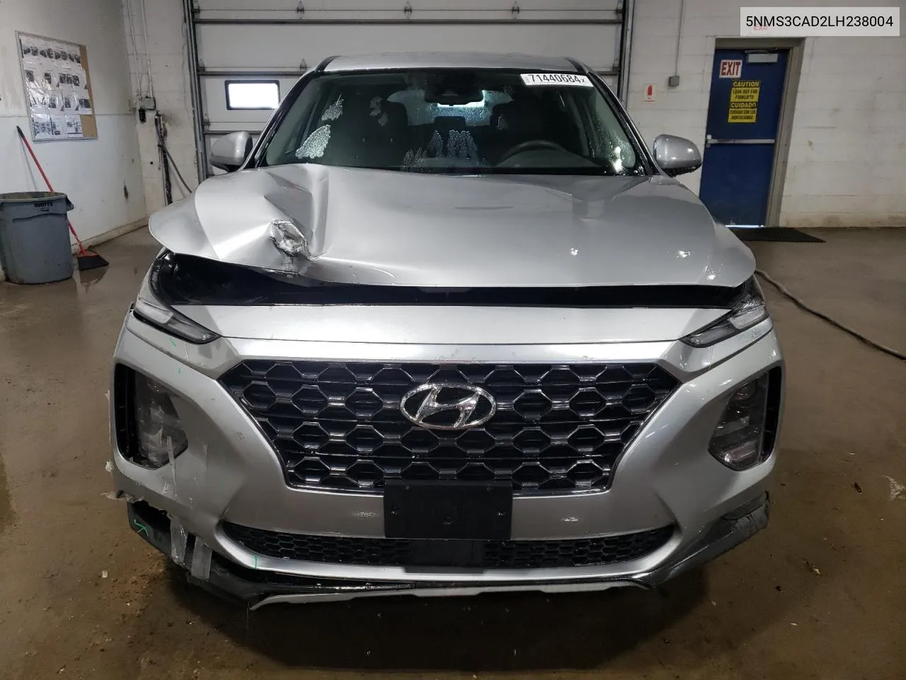 2020 Hyundai Santa Fe Sel VIN: 5NMS3CAD2LH238004 Lot: 71440684