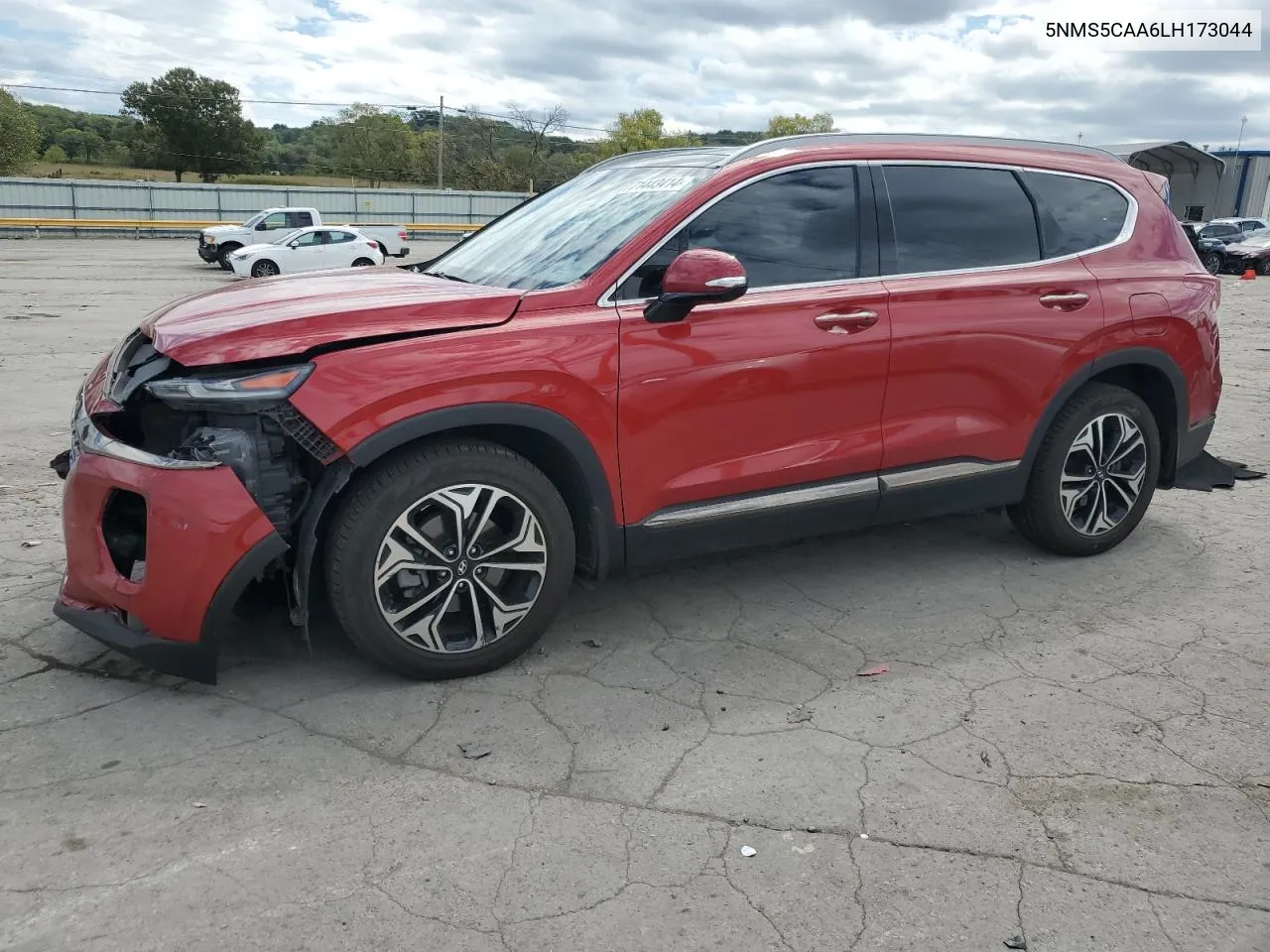 2020 Hyundai Santa Fe Limited VIN: 5NMS5CAA6LH173044 Lot: 71443414