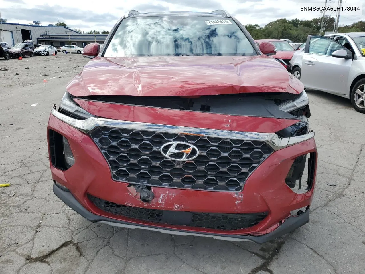 2020 Hyundai Santa Fe Limited VIN: 5NMS5CAA6LH173044 Lot: 71443414