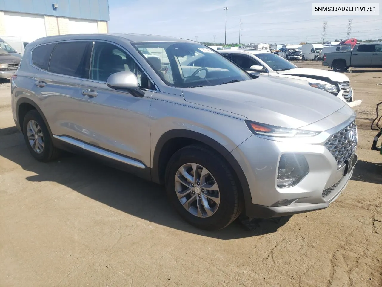 5NMS33AD9LH191781 2020 Hyundai Santa Fe Sel