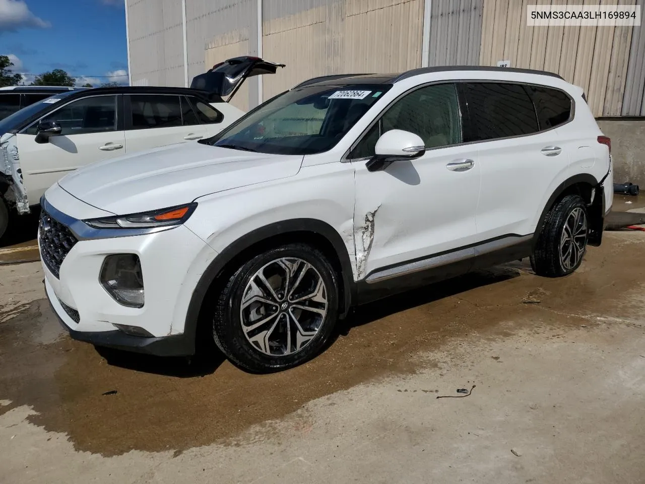 2020 Hyundai Santa Fe Sel VIN: 5NMS3CAA3LH169894 Lot: 72062864